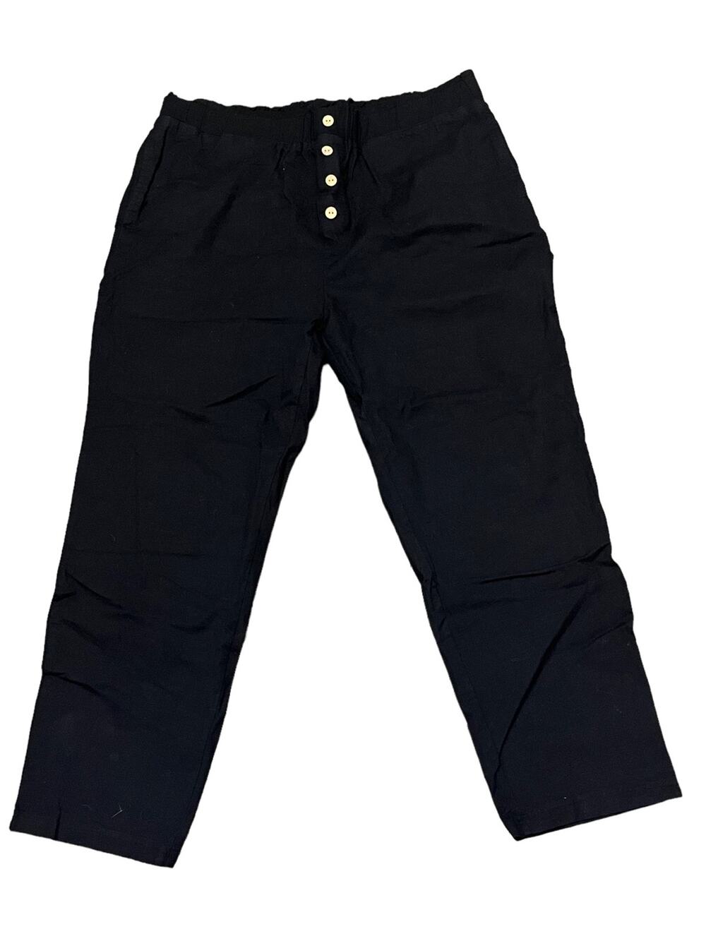 NiMen Women's Plus Size Black Casual Pants Elastic Waist SIZE 2XL NWT